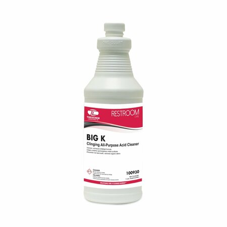 THEOCHEM LABORATORIES Big K, Pleasant Scent, 1 qt Bottle, 12PK 500669